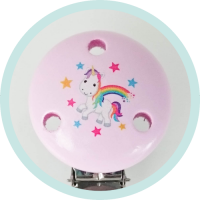 Clip rosa Einhorn Regenbogen Clip rosa Einhorn Regenbogen