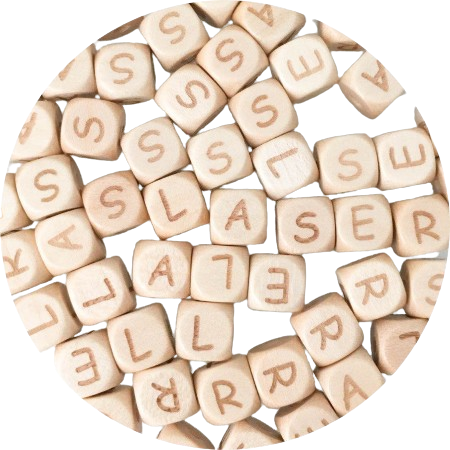Holz Buchstabenwürfel 10mm Lasergravur category icon/image