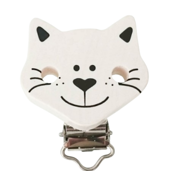 Katzenclip weiß