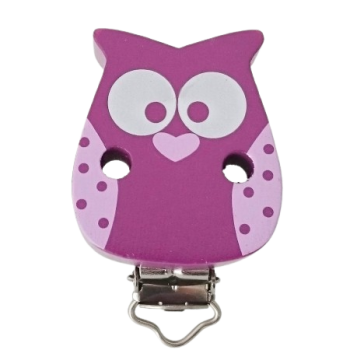 Eulenclip violett