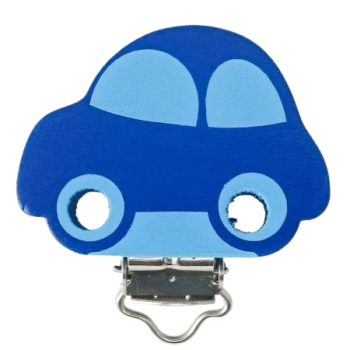 Autoclip dunkelblau/pastellblau