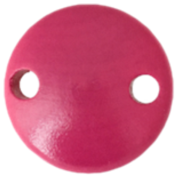 Schnullerkettenclip 30mm dunkelpink