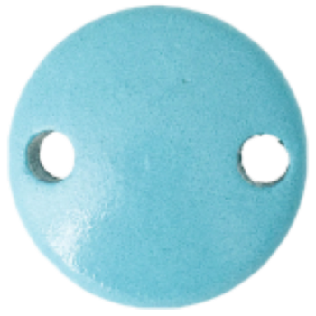 Schnullerkettenclip 30mm türkis