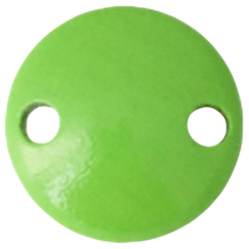 Schnullerkettenclip 30mm gelbgrün