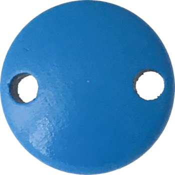 Schnullerkettenclip 30mm mittelblau