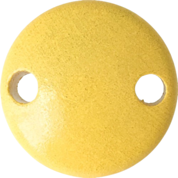 Schnullerkettenclip 30mm gelb