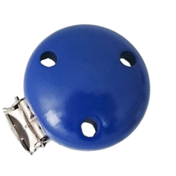 Schnullerkettenclip 35mm dunkelblau