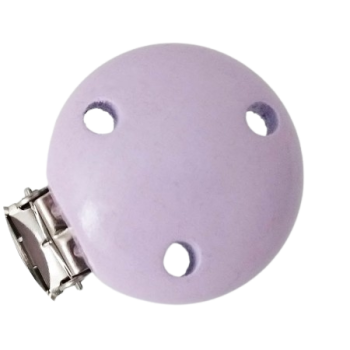 Schnullerkettenclip 35mm flieder