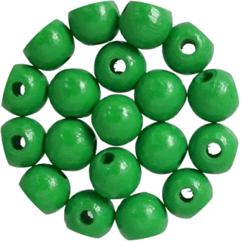 Holzperlen maigrün 8mm