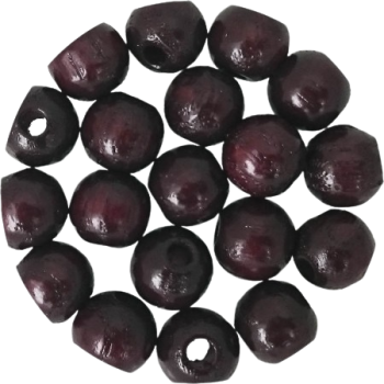 Holzperlen braun 10mm