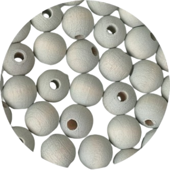 Holzperlen blue Watercolor 10mm