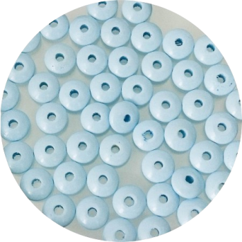 Holzlinsen babyblau 10mm