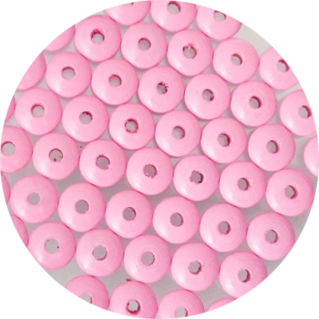 Holzlinsen babyrosa 10mm
