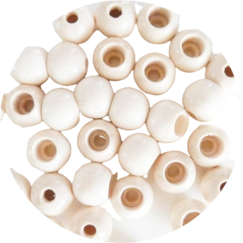 Sicherheitsperlen natur hell 10mm