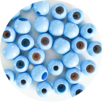 Sicherheitsperlen skyblau 10mm