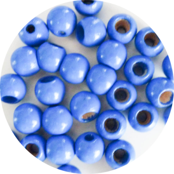 Sicherheitsperlen mittelblau 10mm