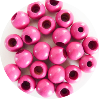 Sicherheitsperlen dunkelpink 10mm