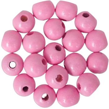 Holzperlen babyrosa 10mm