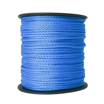 1x100m PP Kordel 1,5mm mittelblau