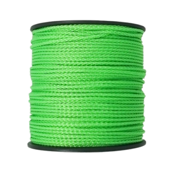 1x100m PP Kordel 1,5mm flourgrün/gelbgrün