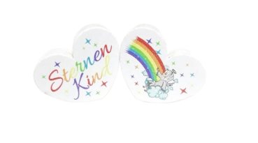 Maxi-Herz weiß Sternenkind