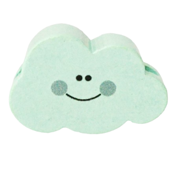 Motivperle Wolke lacht