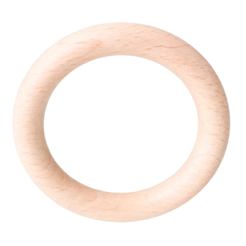 Holzring 85mm roh getrommelt ohne Bohrung