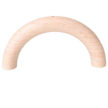 Halbring 100mm roh getrommelt