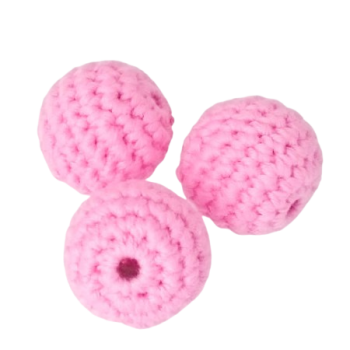 Häkelperle hellpink