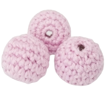 Häkelperle lachsrosa