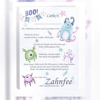 Brief der Zahnfee - Monsterchen