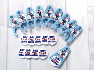 Pinguin cold outside EKW-Chip + Halter