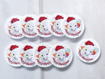 Elefant Merry Christmas EKW-Chip