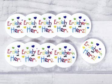 Erzieherin mit Herz (bunt) EKW-Chip