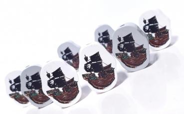 Formperle Piratenschiff