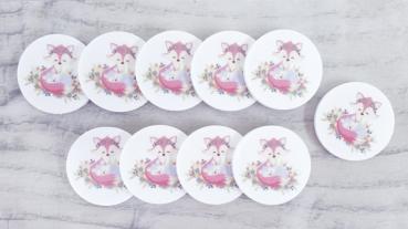 Fuchs Mama und Baby EKW-Chip