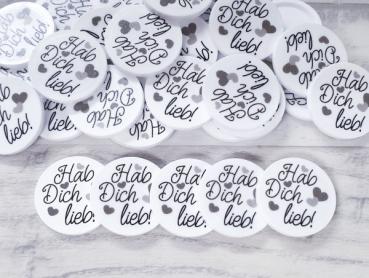 Hab Dich lieb - Herzchen - EKW-Chip