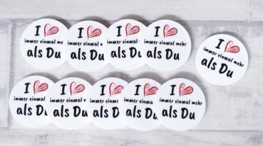 I love immer einmal mehr als Du!  EKW-Chip