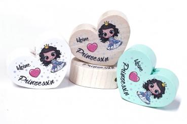 Maxi-Herz Kleine Prinzessin braun