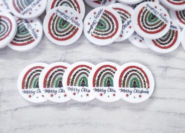 Regenbogen Merry Christmas EKW-Chip