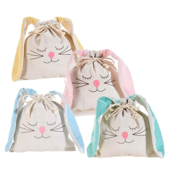 Osterhasenbeutel farbige Ohren