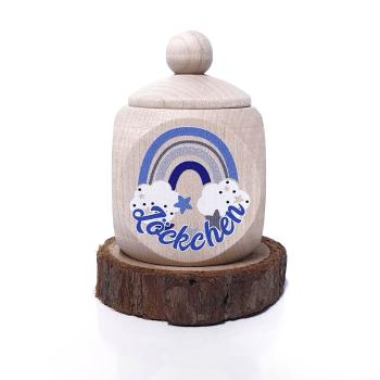 Regenbogen blau Löckchen