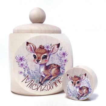 Reh mit Blumen MZD + Scheibe