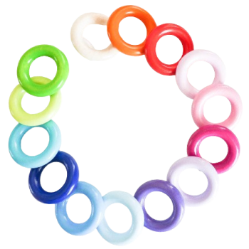 Holzring Mini 36mm mit Querbohrung