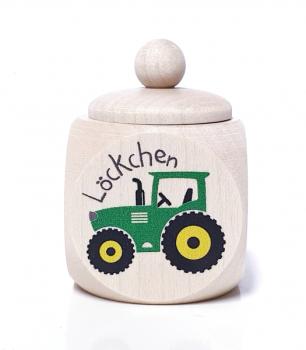 Traktor grün Löckchen