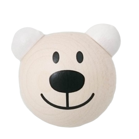 3D-Bärchen natur-weiß