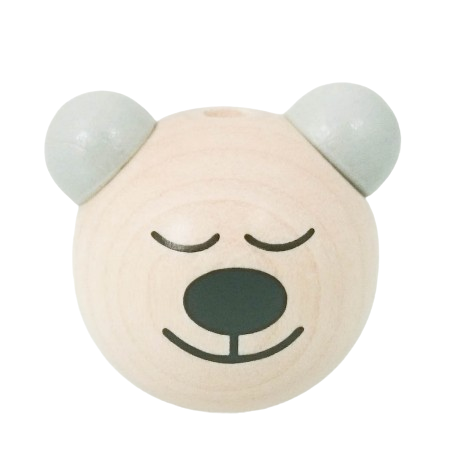 Schlafbärchen natur Ohren hellgrau