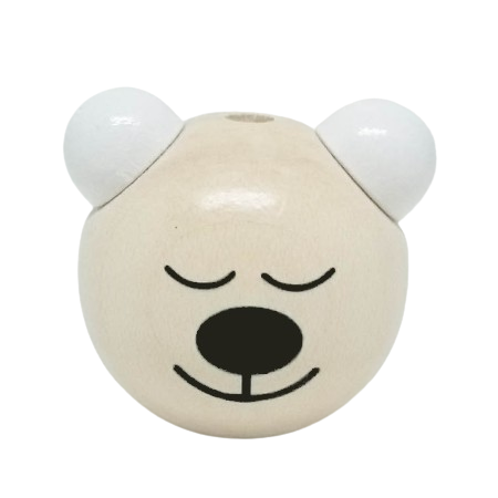 Schlafbärchen natur Ohren weiß