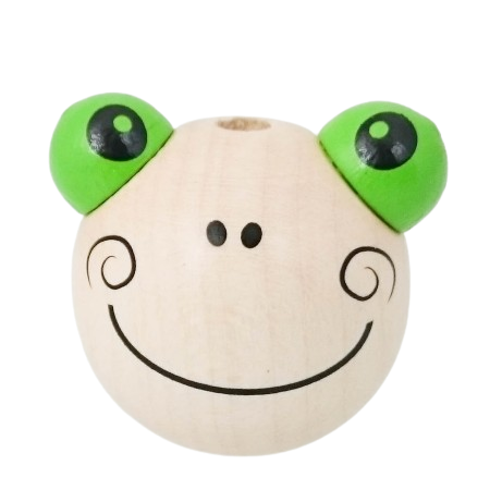 Frosch natur-gelbgrün