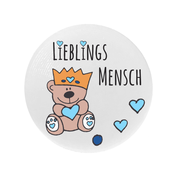 Lieblingsmensch blaue Herzen EKW-Chip